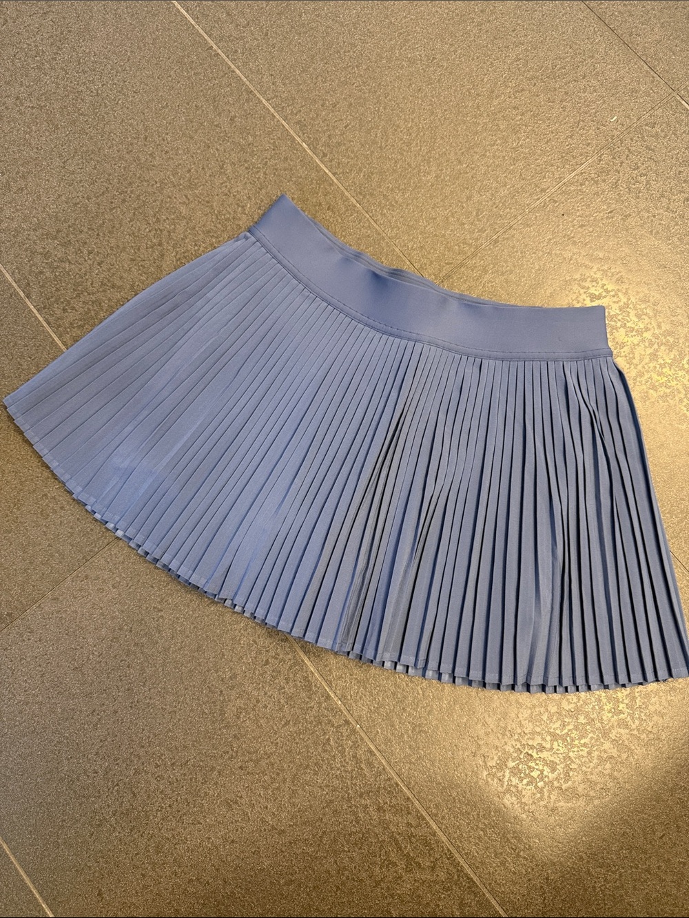 lululemon athletica Pleated Mini Skirt in Slate Blue